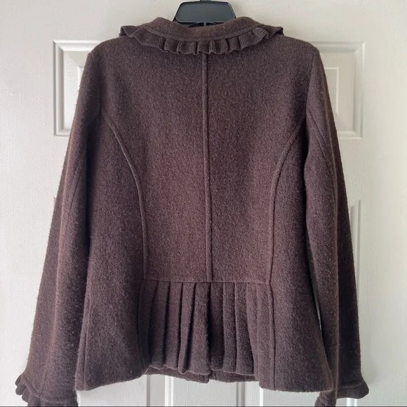 EUC Fenn Wright Manson 100% merino wool button down jacket cardigan sweater - Picture 2 of 10